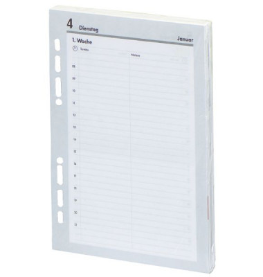 Kalendereinlage 02-0049, Manager, 1 Tag / 1 Seite, 145x209mm (A5), 2025
