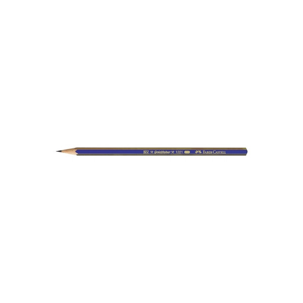 4005401125112 - Bleistift GOLDFABER 1221 112511 Härte H blau gold 4005401125112 Faber-Castell