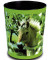 Papierkorb 26657, 13 Liter, rund, Motiv: Pferd am Zaun