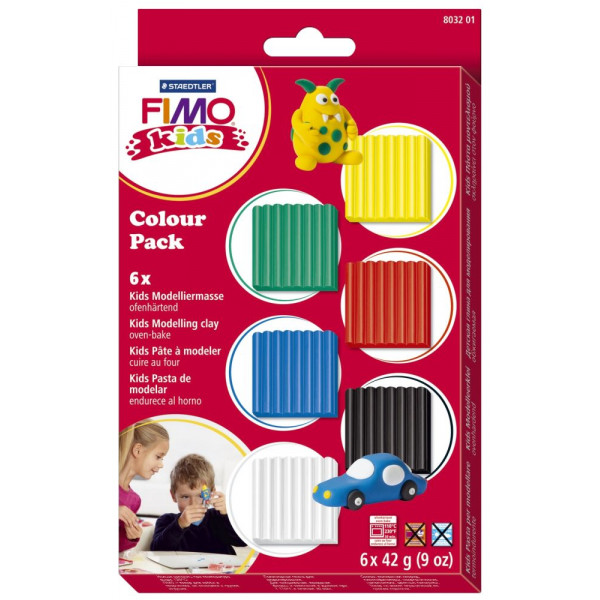 4007817805176 - Fimo Kids 8032-01 Basic Modelliermasse-Set 6x 42g Colour 4007817805176 252 Gramm