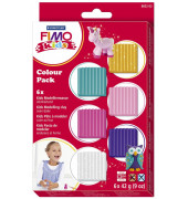 Fimo Kids 8032-02 Girlie Modelliermasse-Set 6x 42g Colour