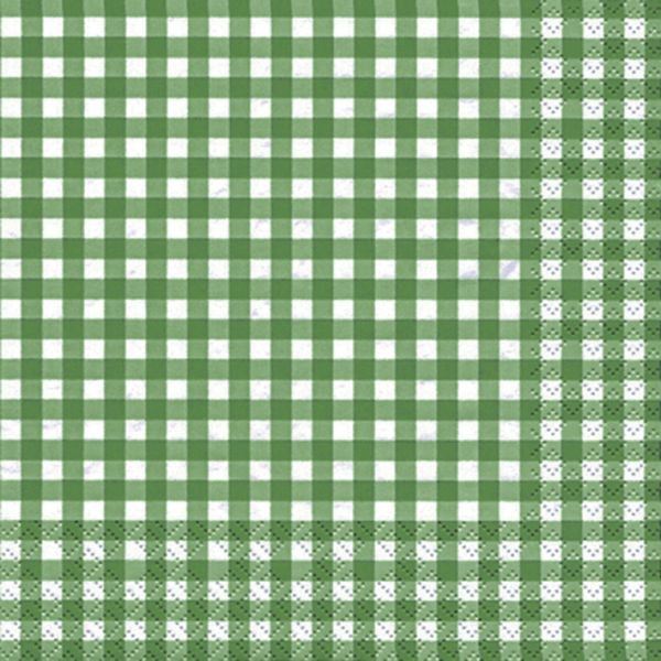 4022664224611 - Motivservietten Basics Karo 33x33cm dunkelgrün 3-lagig 1 4022664224611 - Motivservietten Basics Karo 33x33cm dunkelgrün 3-lagig 1