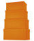Geschenkkarton One Colour hoch 4-teilig mit Rillenprägung orange