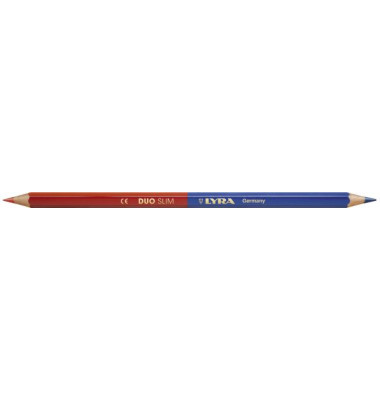 2920101 Farbstift Duo Slim rot/blau