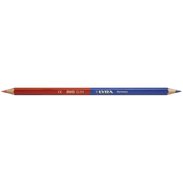 12 Stück Lyra 2920101 Farbstift Duo Slim rot/blau 4084900120019 Lyra