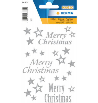 3731 Glitter Weihnicker Merry Christma