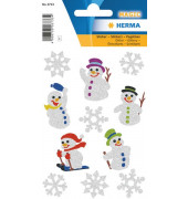 3733 Glitter Weihnicker Schneemann