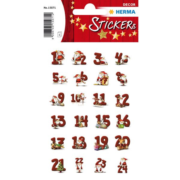4008705150712 - 15071 Lebkuchenzahlen Schmucketikett Weihn 1-24 4008705150712 72 Stück 4008705150712 - 15071 Lebkuchenzahlen Schmucketikett Weihn 1-24 4008705150712 72 Stück