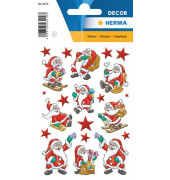3219 Decorsticker Schmucketikett Weihnachtsmann