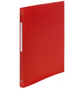 Ringbuch ohne 54195E, A4 2 Ringe 15mm Ring-Ø Polypropylen rot