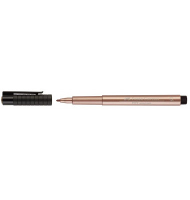 FABER CASTELL 167352 PITTpen Tuschestift 1.5mm metallic kupfer FABER CASTELL 167352 PITTpen Tuschestift 1.5mm metallic kupfer