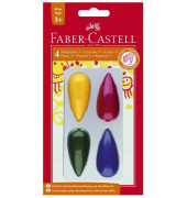 Wachsmalkreide Birne 120405 4er Etui farbig sortiert Keilform
