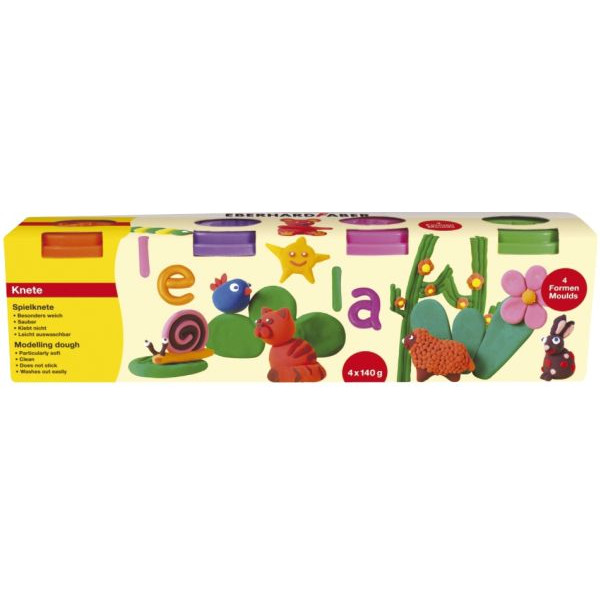 4087205725101 - 572510 Kinderknete 4ST sort 4087205725101 EBERHARD FABE