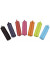 Federmappe JumboRolle farbig sortiert 21x6cm Leder