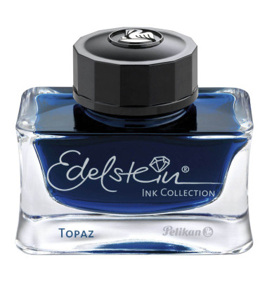 Füllertinte Edelstein Ink topaz (türkis-blau) 50ml Glas