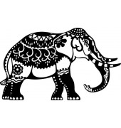 Silhouette Schablone 02880 000 00 001, Indian Elephant, A4