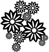 Silhouette Schablone 02890 000 00 006, Blossoms, 30x30cm