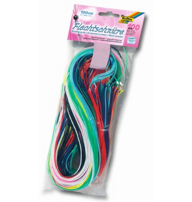 731100 1m zu 100 St. Scoubidous Standardfarben sort