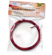 79620  2mm 5m Basteldraht Alu rot