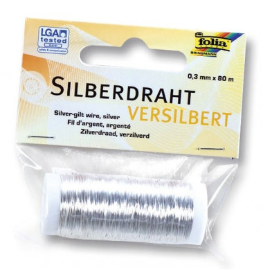 79360  0,3mm 80m Basteldraht versilbert