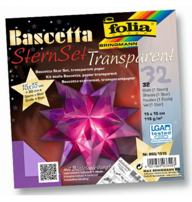 860/1515 15x15cm Bastelset Bascetta St. violett 860/1515 15x15cm Bastelset Bascetta St. violett