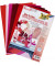 520492  10Bl Filz Ton in Ton 20x30cm rot