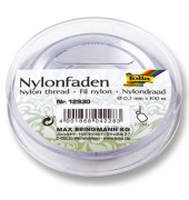 12930  0,3mm Nylonfaden auf Spule 100m