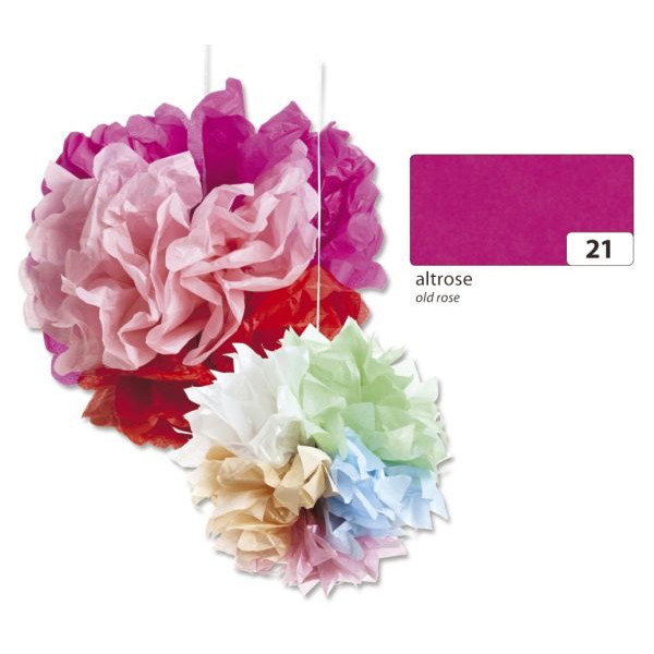 4001868910216 - Bastelblumenseide 50x70cm 20g altrosa 91021 4001868910216 5 Bogen