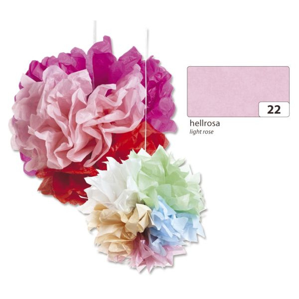 4001868910223 - Bastelblumenseide 50x70cm 20g hellrosa 91022 4001868910223 5 Bogen