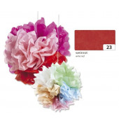 Bastelblumenseide 50x70cm 20g weinrot 91023