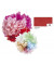 91023  20g  5Bg Blumenseide 50x70cm weinrot