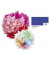 91034  20g  5Bg Blumenseide 50x70cm dunkelblau