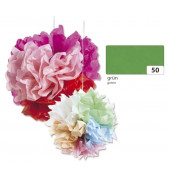 91050  20g  5Bg Blumenseide 50x70cm gr&uuml;n