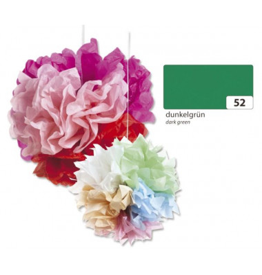91052   20g  5Bg Blumenseide 50x70cm dunkelgrün