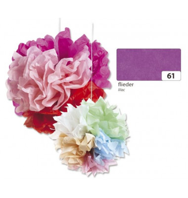 91061  20g  5Bg Blumenseide 50x70cm flieder