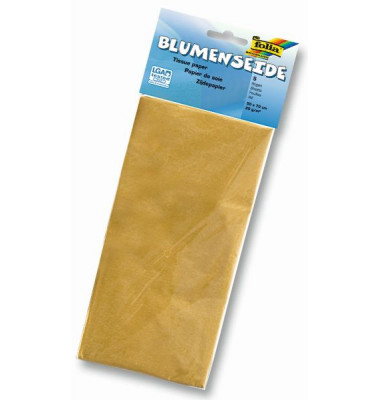 91065  20g  5Bg Blumenseide 50x70cm gold