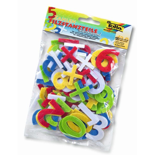 4001868063417 - 5262 Zahlen Stanzteile Filz sort 4001868063417 folia 120 Stück 4001868063417 - 5262 Zahlen Stanzteile Filz sort 4001868063417 folia 120 Stück