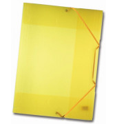 Eckspannmappe 6992 A3 PP gelb transparent