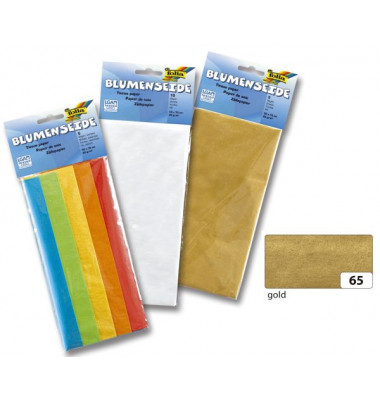 90065   20g  26Bg Blumenseide 50x70cm gold