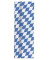Tischl&auml;ufer 353441, blau/wei&szlig; / Bayernraute, 100cm x 8m