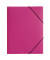 Eckspannmappe Lucy Trend 21613-34, A4 dunkelrosa/pink Polypropylen 80g, mit 3 Einschlagklappen