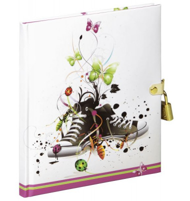 Tagebuch 20232-15, Chucks, 15x18cm (BxH), 128 Seiten