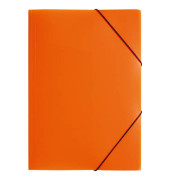 Eckspannmappe Lucy Trend 21638-09, A3 orange Polypropylen, mit 3 Einschlagklappen