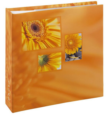 106256 Fotoalbum Singo orange 22 x 22 cm für 10 x 15 cm 