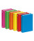 Ringbuch VELOCOLOR® 1174300, A7 4 Ringe 13mm Ring-Ø PVC-kaschiert farbig sortiert