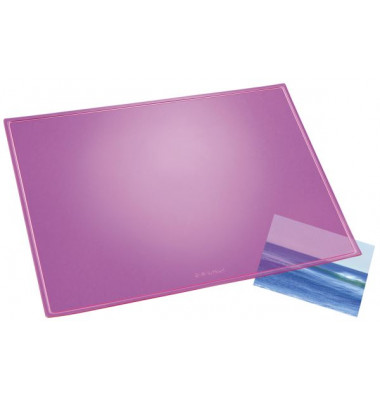 Schreibunterlage Durella 53x40cm Schreibunterlage tr. neonpink