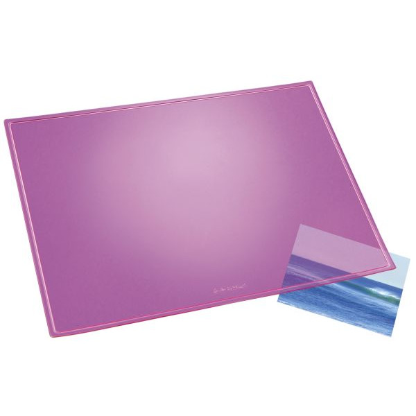 4006677326258 - Schreibunterlage Durella 32625 neonpink-transparent 53x40cm Kunststoff 4006677326258 Läufer
