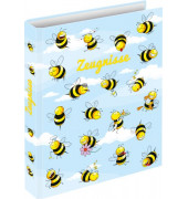 Zeugnisringbuch Zeugnisringb&uuml;cher 46495, bunt "Crazy Bees", A4, ohne