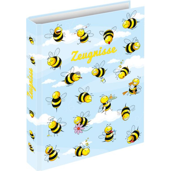 4002871464956 - Zeugnisringbuch 46495 Motiv Crazy Bees A4 4002871464956 RNK