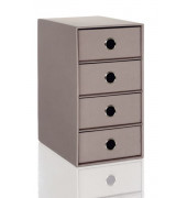 Schubladenbox Soho 1524452494 taupe/taupe 1 Schublade geschlossen